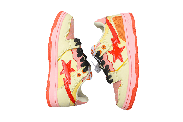 BAPESTA COMBO PINK-RED