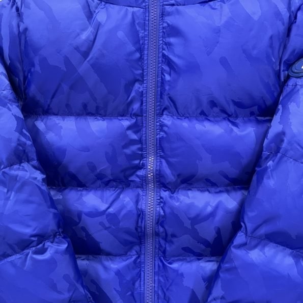 IRONGATE T JACQUARD PUFFER JACKET – BLUE