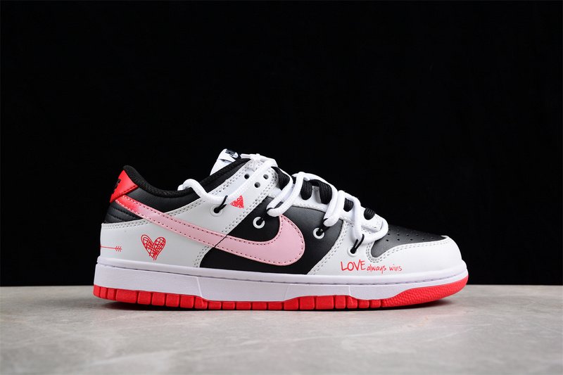 DUNK LOW WHITE/PINK