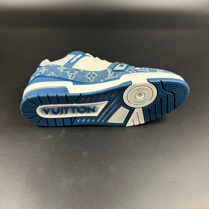 Trainer Monogram Denim White Blue