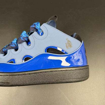 Curb rhinestone-embellished Blue