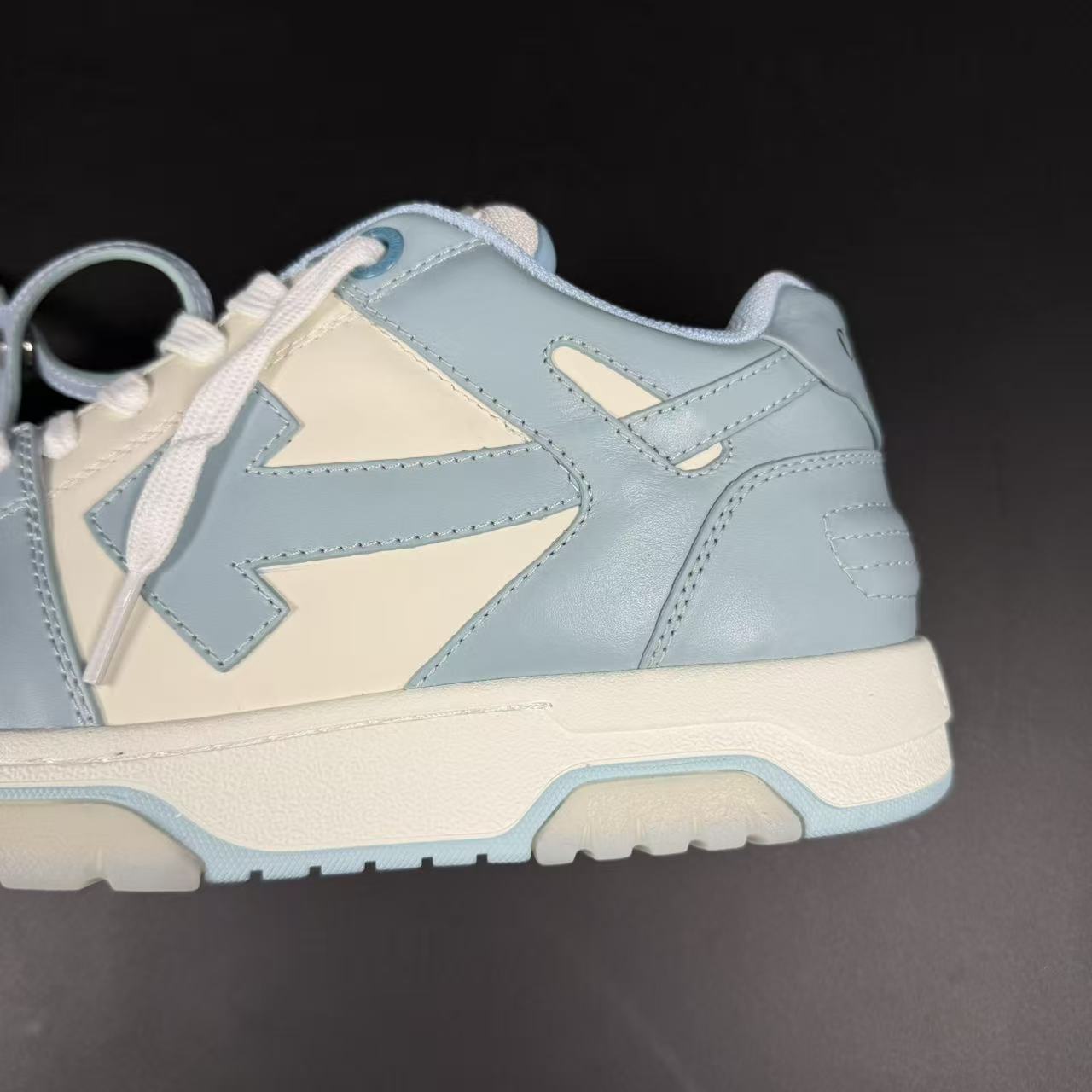 OFF-WHITE OUT OF OFFICE “OOO” CALF LEATHER LIGHT BLUE