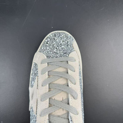 GOLDEN GOOSE IN GLITTER ARGENTO