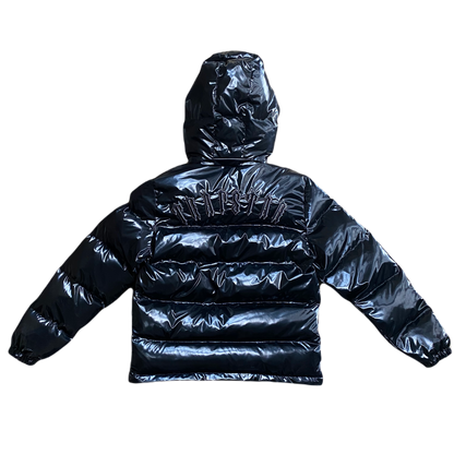 SHINY BLACK IRONGATE JACKET DETACHABLE
