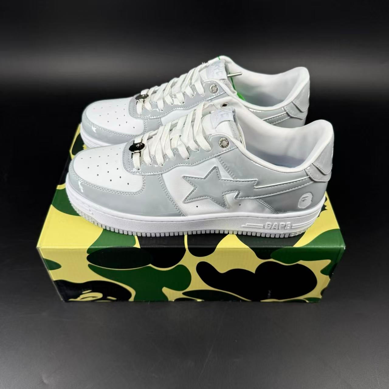 Patent Leather White Grey (2023)