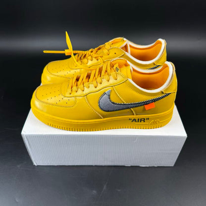 AF1 OFF-W. UNIVERSITY GOLD METALLIC SILVER