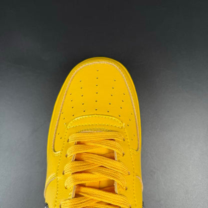 AF1 OFF-W. UNIVERSITY GOLD METALLIC SILVER