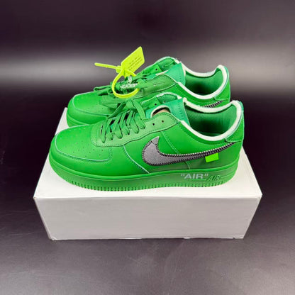 AF1 OFF-W. LIGHT GREEN SPARK