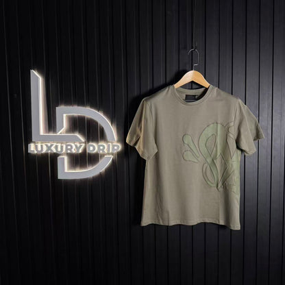 SYNA WORLD LOGO T-SHIRT – SHORT SET – SAGE/KHAKI