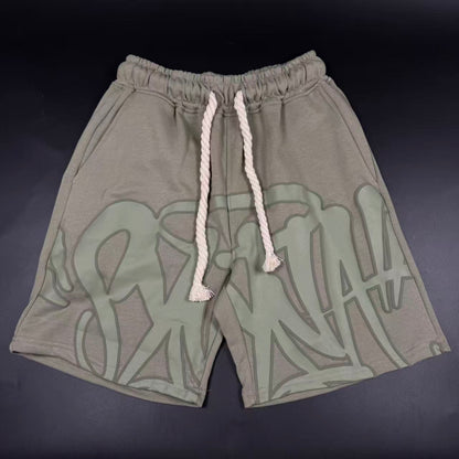 SYNA WORLD LOGO T-SHIRT – SHORT SET – SAGE/KHAKI