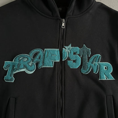 TONAL WILDCARD HOODY BLACK/TEAL