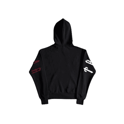 IRONGATE ARCH CHENILLE BLACK RED