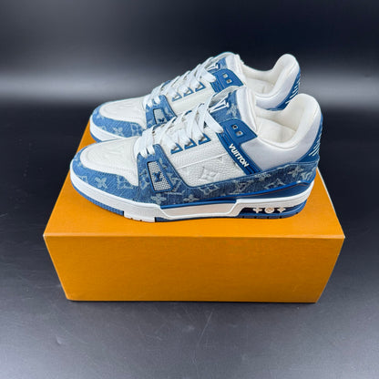 Trainer Monogram Denim White Blue