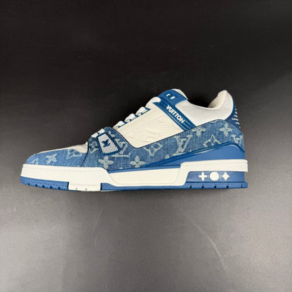 Trainer Monogram Denim White Blue