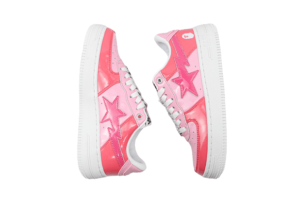 BAPESTA COMBO PINK-WHITE