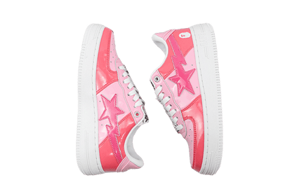 BAPESTA COMBO PINK-WHITE