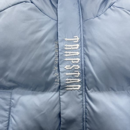WOMEN’S DECODEED HOODED PUFFER 2.0 JACKET- ICE BLUE