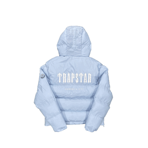 DECODED HOODED PUFFER 2.0 JACKET – ICE BLUE