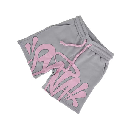 SYNA WORLD SHORT-SET GREY-PINK