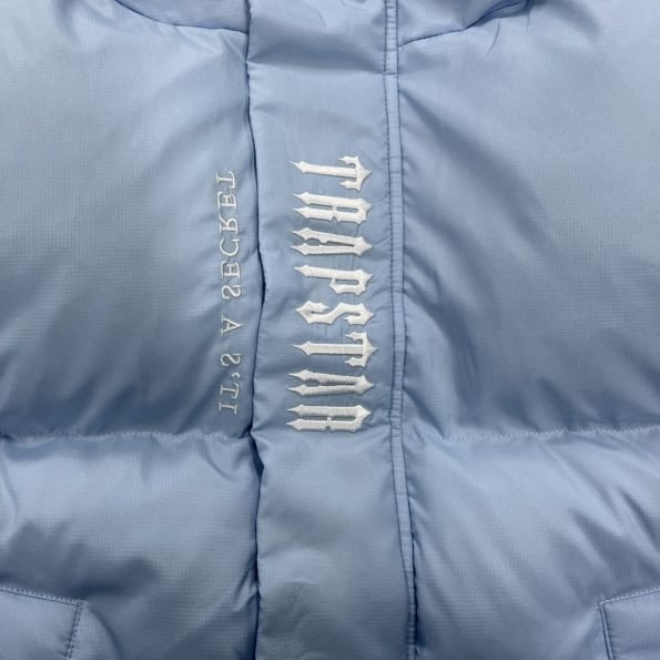 DECODED HOODED PUFFER 2.0 JACKET – ICE BLUE