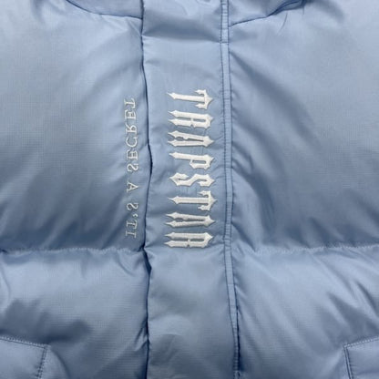 DECODED HOODED PUFFER 2.0 JACKET – ICE BLUE