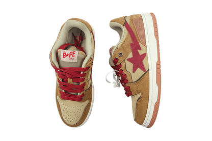 BAPESTA COMBO BROWN-RED
