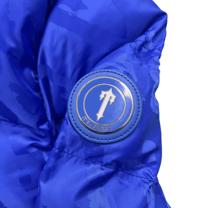 IRONGATE T JACQUARD PUFFER JACKET – BLUE