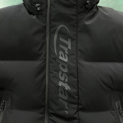 DECODED HOODED PUFFER 2.0 JACKET – BLACK