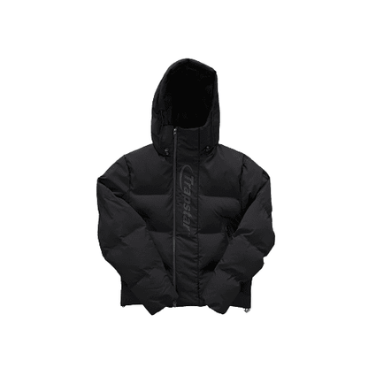 DECODED HOODED PUFFER 2.0 JACKET – BLACK