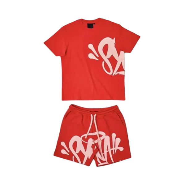 SYNA WORLD SHORT-SET RED-PINK