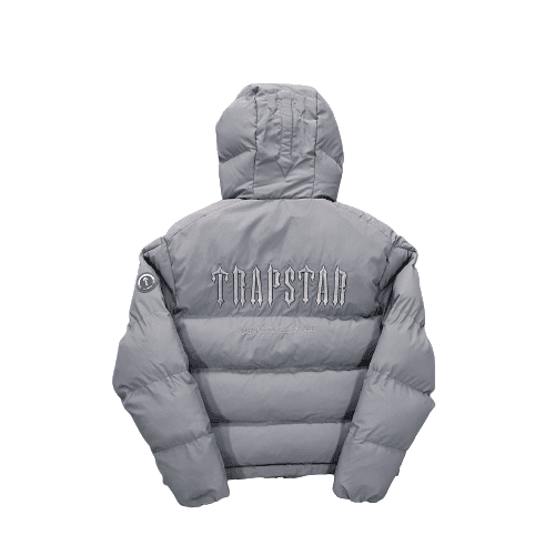 DECODED HOODED PUFFER 2.0 JACKET – GREY