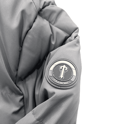 DECODED HOODED PUFFER 2.0 JACKET – GREY