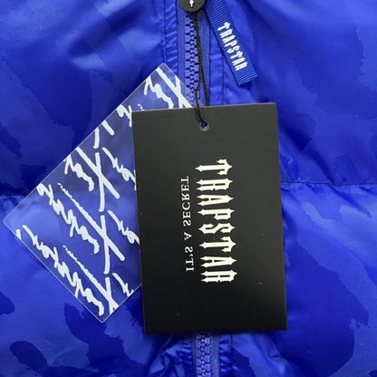IRONGATE T JACQUARD PUFFER JACKET – BLUE