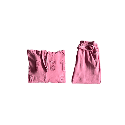 IRONGATE TRACKSUITE CROPPED ZIP PINK