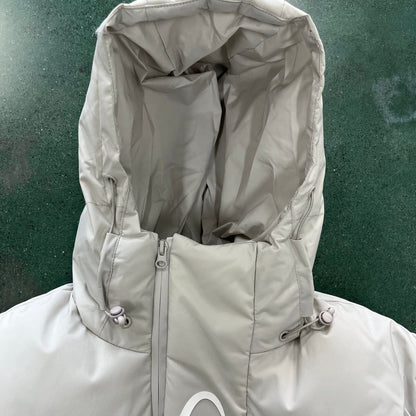 DECODED HOODED PUFFER 2.0 JACKET –WHITE