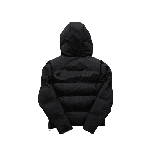 DECODED HOODED PUFFER 2.0 JACKET – BLACK