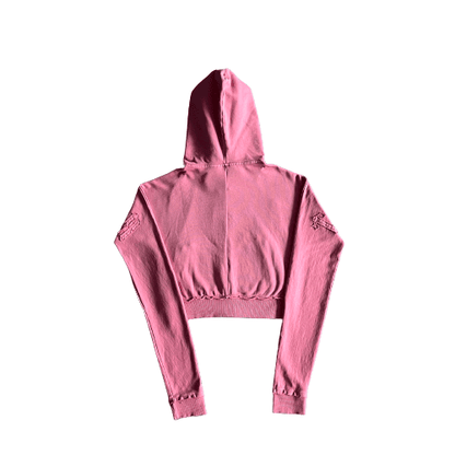 IRONGATE TRACKSUITE CROPPED ZIP PINK