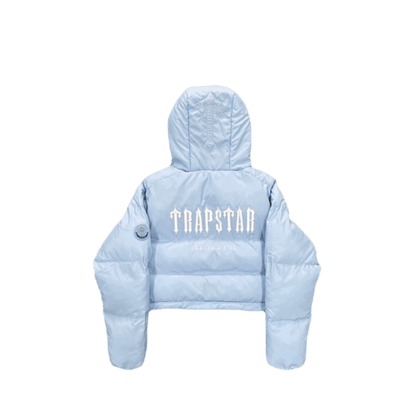 WOMEN’S DECODEED HOODED PUFFER 2.0 JACKET- ICE BLUE