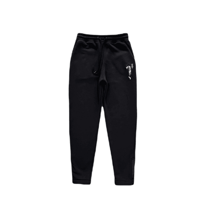 T WORD BLACK AND GREY SUIT