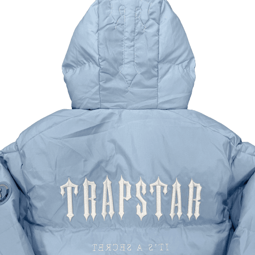 DECODED HOODED PUFFER 2.0 JACKET – ICE BLUE