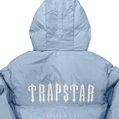 DECODED HOODED PUFFER 2.0 JACKET – ICE BLUE