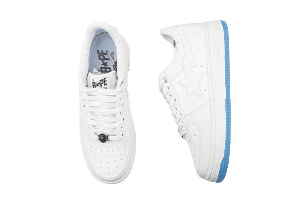 BAPESTA COMBO WHITE-PINK