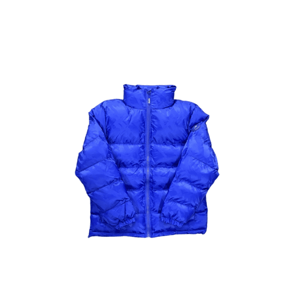IRONGATE T JACQUARD PUFFER JACKET – BLUE