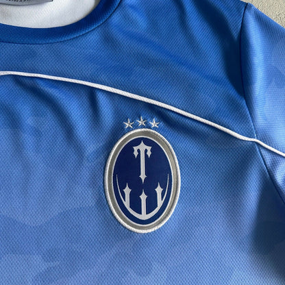 FOOTBALL T-SHIRT BLUE-CAMO