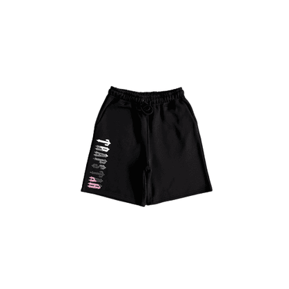 DECDODED HOODED SHORT SET BLACK/PINK