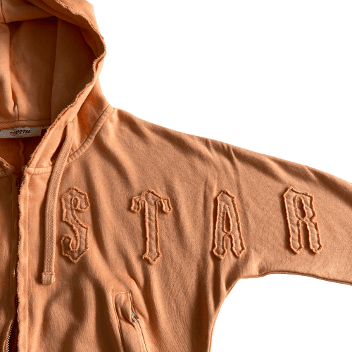 IRONGATE TRACKSUITE CROPPED ZIP ORANGE
