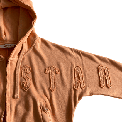 IRONGATE TRACKSUITE CROPPED ZIP ORANGE