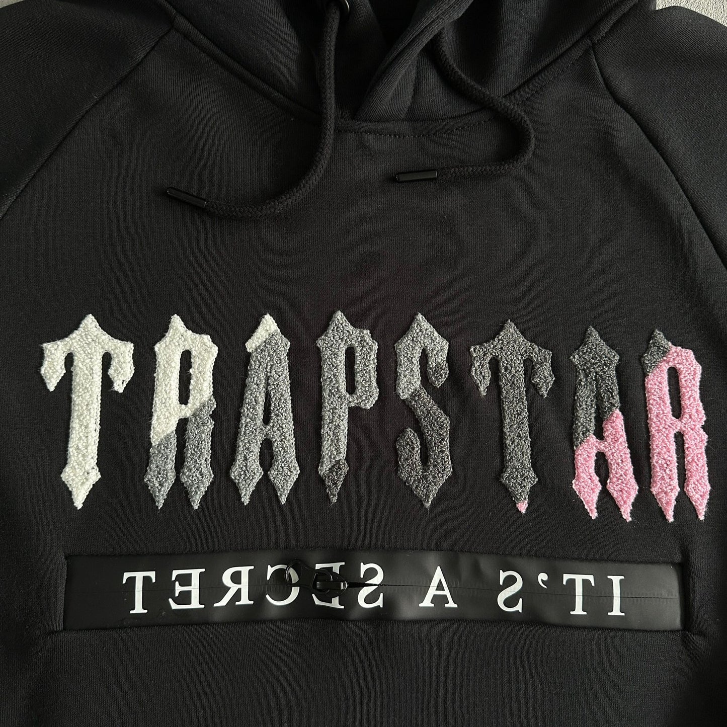 DECDODED HOODED SHORT SET BLACK/PINK