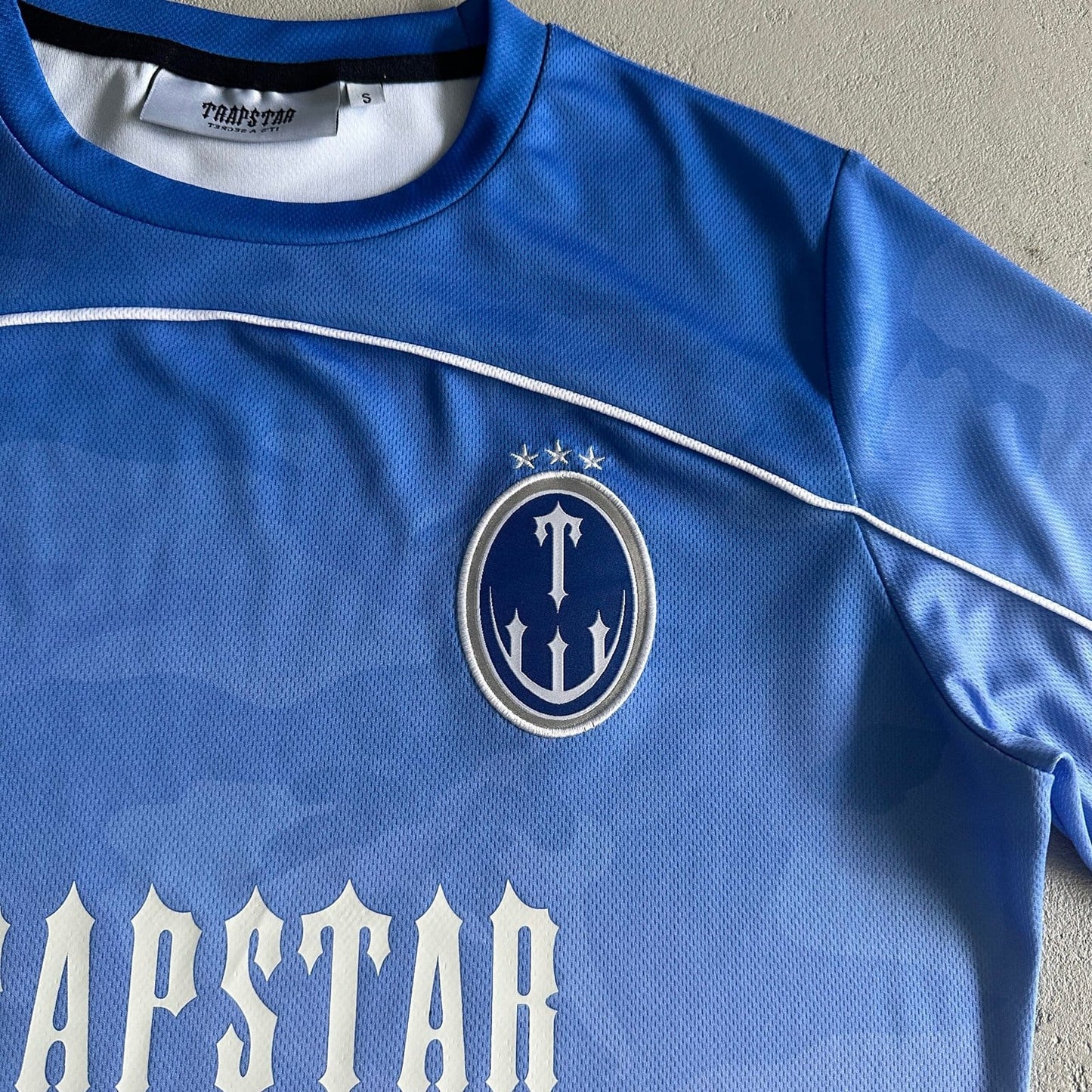 FOOTBALL T-SHIRT BLUE-CAMO