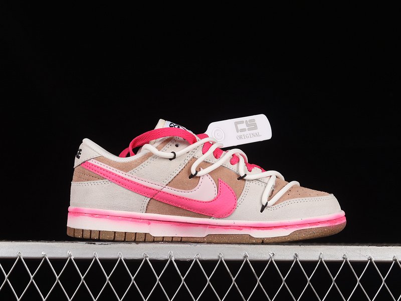 DUNK LOW PINK/BROWN